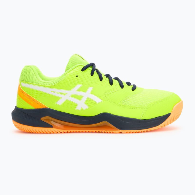 ASICS Gel-Dedicate 8 biztonsági sárga/fehér férfi evezős cipő 2