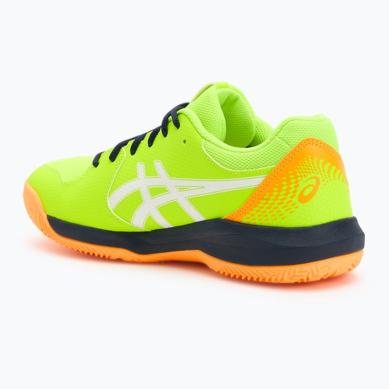 ASICS Gel-Dedicate 8 biztonsági sárga/fehér férfi evezős cipő 3