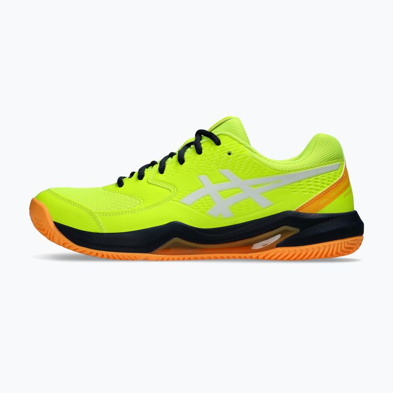 ASICS Gel-Dedicate 8 biztonsági sárga/fehér férfi evezős cipő 10