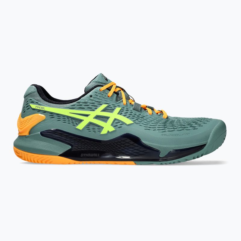 ASICS Gel-Resolution 9 férfi evezős cipő celadon/biztonsági sárga 8