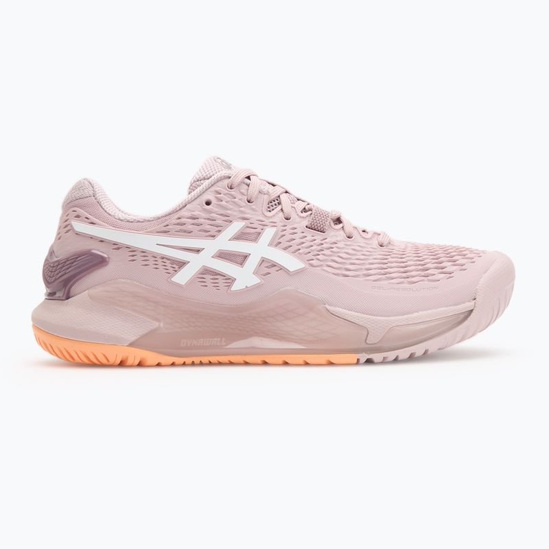 ASICS női teniszcipő Gel-Resolution 9 vízelvezető rózsaszín/fehér 2