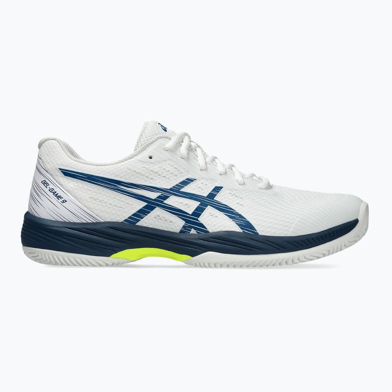 ASICS férfi teniszcipő Gel-Game 9 Clay/OC fehér/mako kék 8