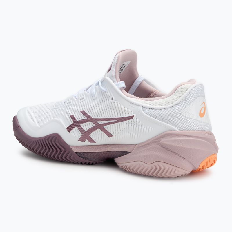 ASICS Court FF 3 Clay fehér/vizes rózsaszín női teniszcipő 3