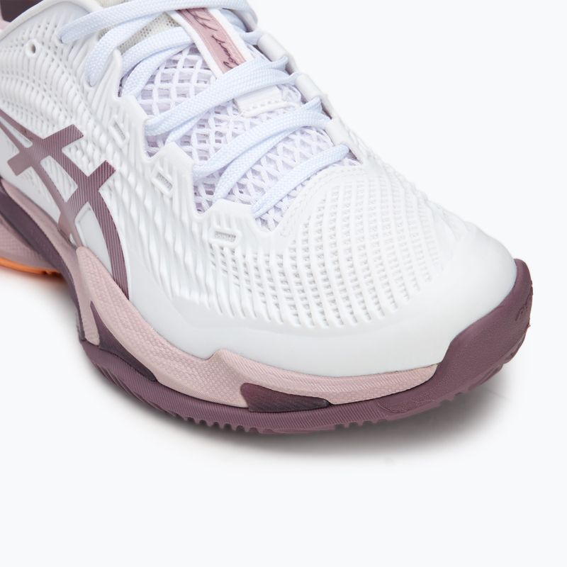 ASICS Court FF 3 Clay fehér/vizes rózsaszín női teniszcipő 7