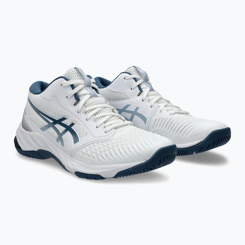 ASICS férfi Netburner Ballistic FF MT 3 fehér/vintage indigó cipők 8