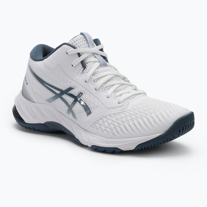 ASICS férfi Netburner Ballistic FF MT 3 fehér/vintage indigó cipők