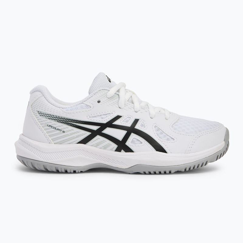 ASICS Upcourt 6 GS gyermekcipő fehér/fekete 2