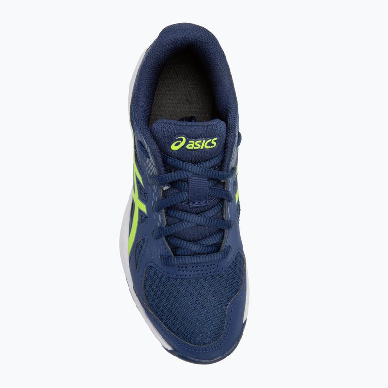 ASICS Upcourt 6 GS gyermek cipő kék expanse/biztonsági sárga 5