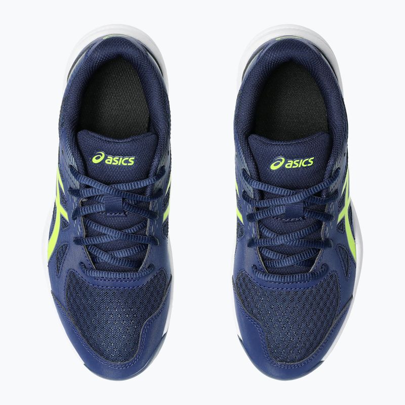 ASICS Upcourt 6 GS gyermek cipő kék expanse/biztonsági sárga 12