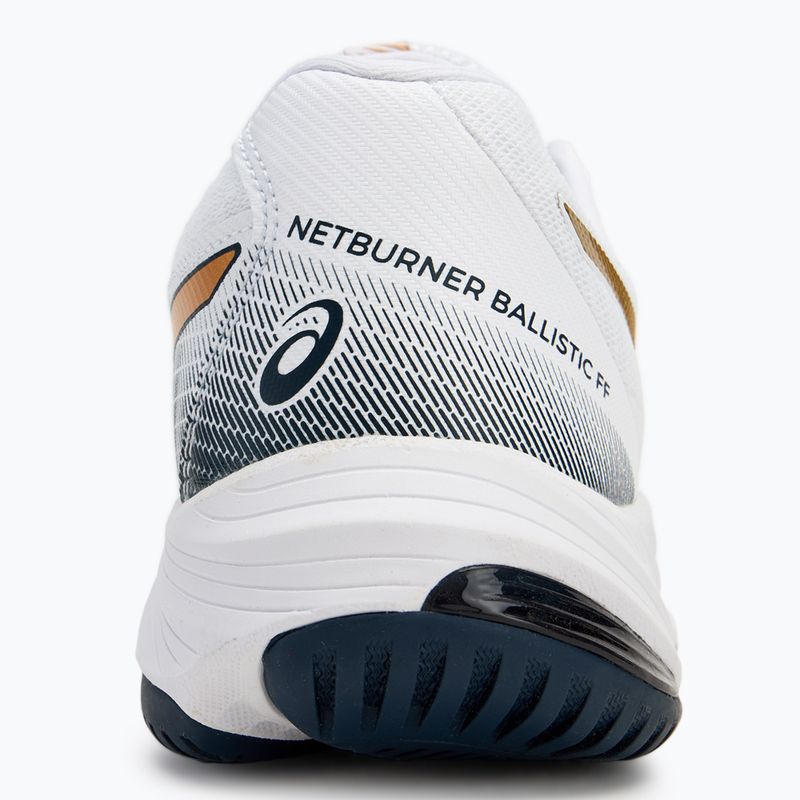 ASICS női cipő Netburner Ballistic FF 3 fehér/tiszta arany 6