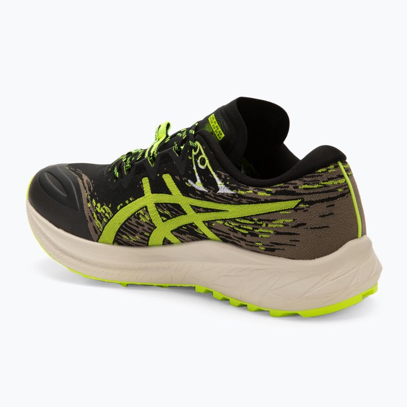 Férfi futócipő ASICS Fuji Lite 5 black/safety yellow 2