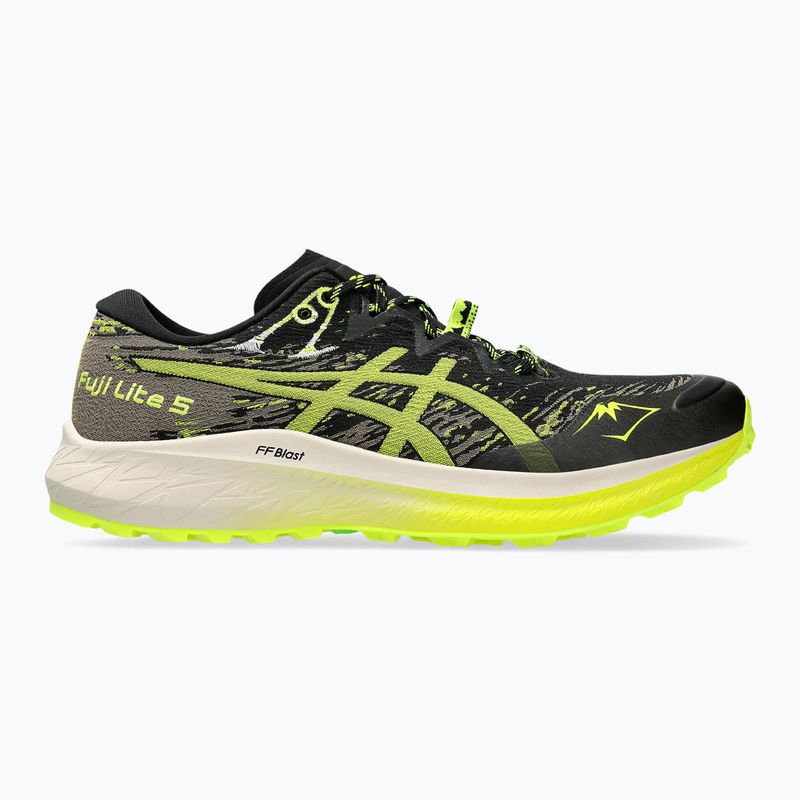 Férfi futócipő ASICS Fuji Lite 5 black/safety yellow 8