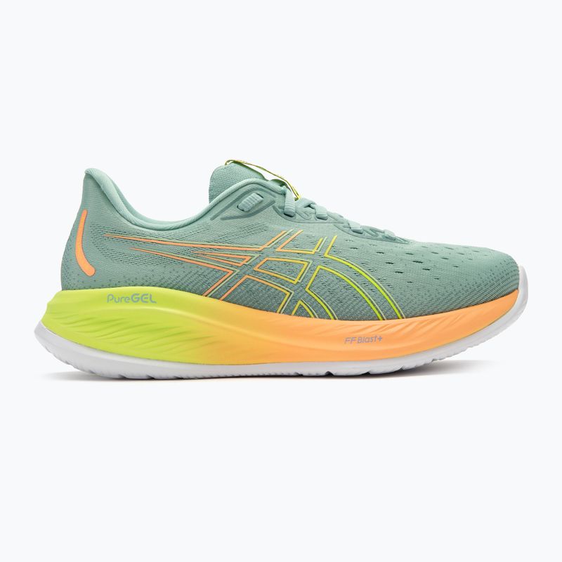 ASICS Gel-Cumulus 26 Paris férfi futócipő világos celadon/biztonsági sárga 2