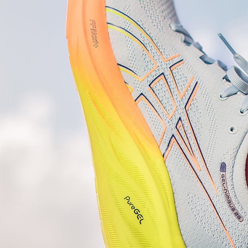 Női futócipő ASICS Gel-Nimbus 26 Paris cool grey/safety yellow 9