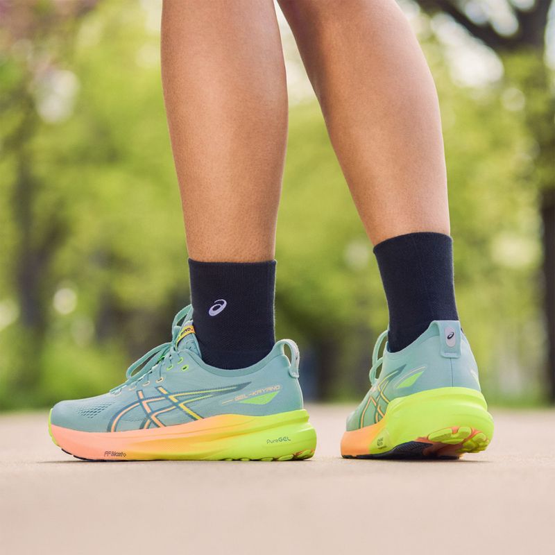 Női futócipő ASICS Gel-Kayano 31 Paris light celadon/safety yellow 4