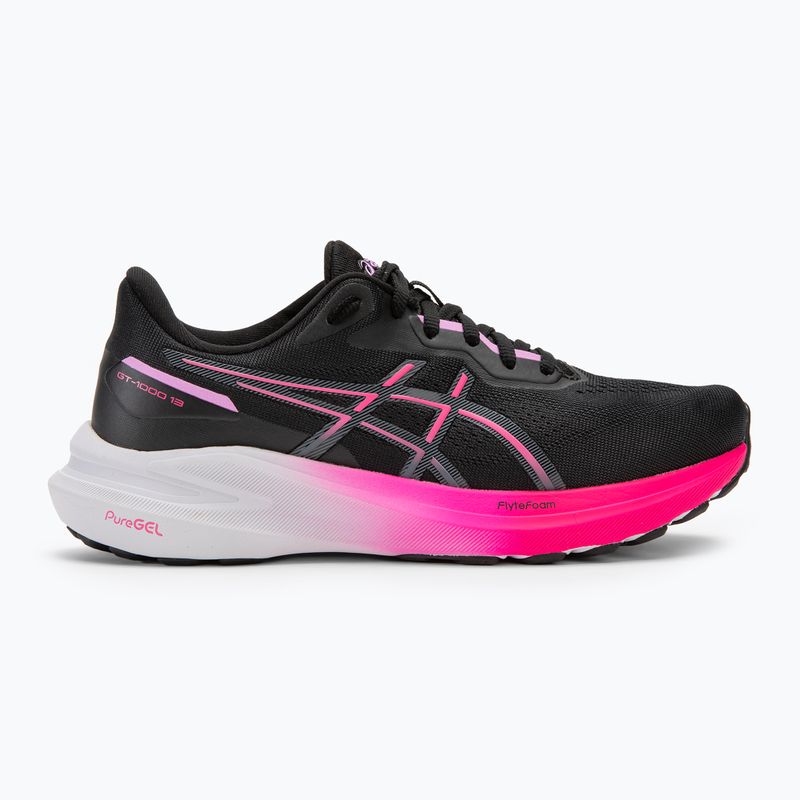 ASICS GT-1000 13 női futócipő fekete/rózsaszín glo 2