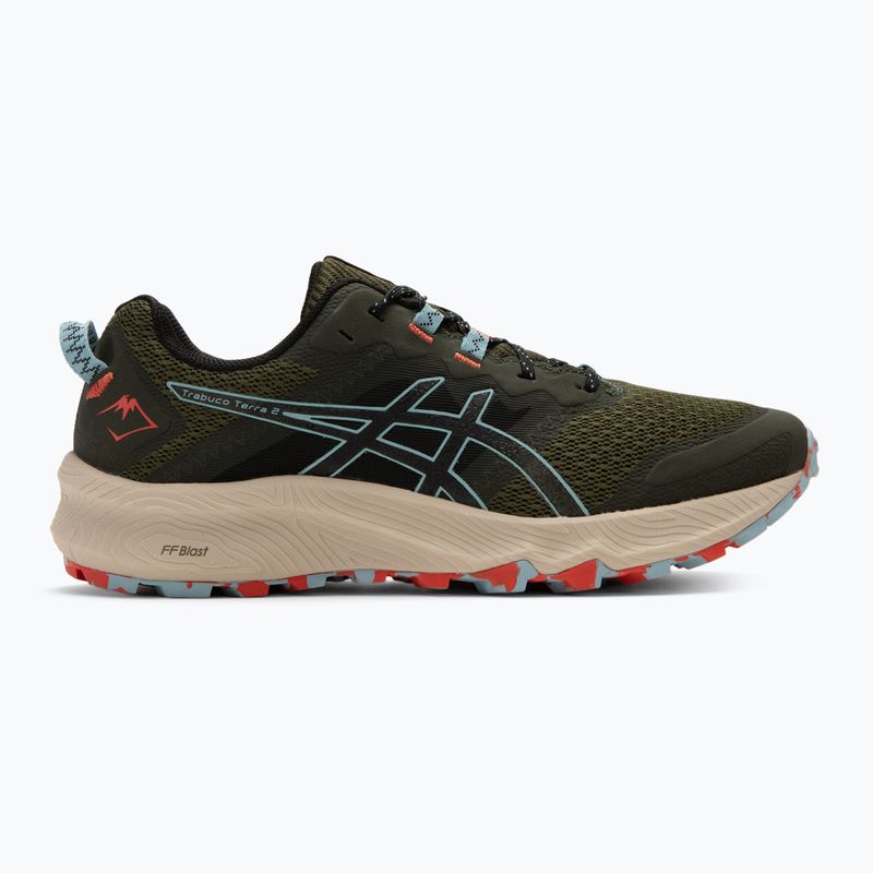 ASICS Trabuco Terra 2 férfi futócipő szmogzöld/füstkék 2