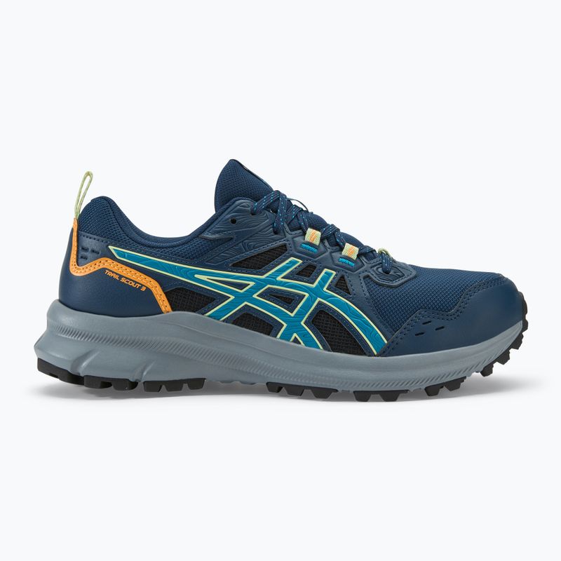 ASICS Trail Scout 3 férfi futócipő éjszakai ég/teal kék 2