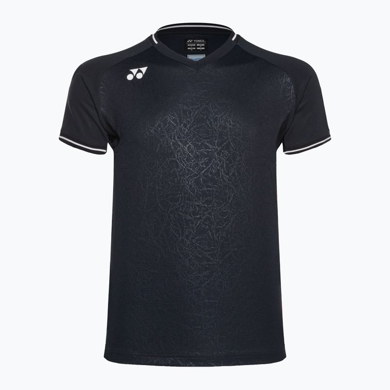Férfi teniszpóló YONEX Crew Neck fekete CPM105183B