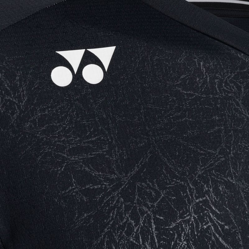 Férfi teniszpóló YONEX Crew Neck fekete CPM105183B 3