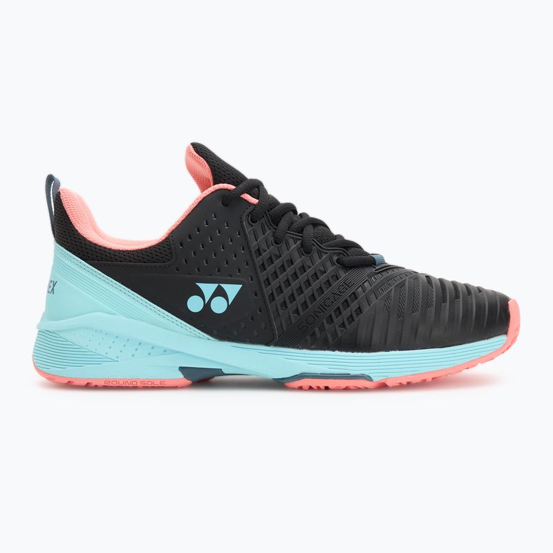 Férfi teniszcipő YONEX Sonicage 3 CL fekete/égszínkék 2