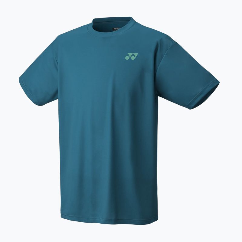 Férfi teniszpóló YONEX 0045 Gyakorlat kék zöld