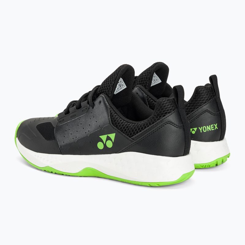 Férfi teniszcipő YONEX Lumio 4 fekete/lime zöld 3
