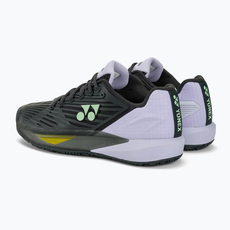 YONEX Eclipson 5 CL férfi teniszcipő fekete/lila 3