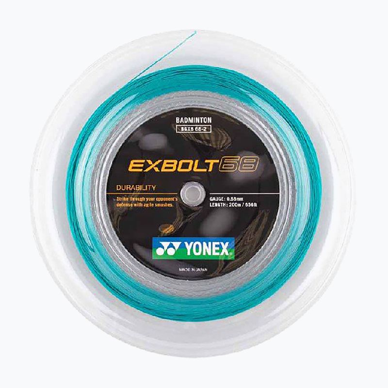 Tollaslabda húr YONEX Exbolt 68 Set 10 m türkizkék