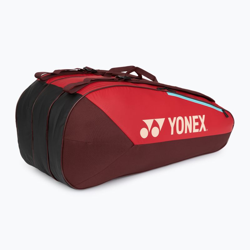 Tenisz táska YONEX 42529 Team Racquet Bag 9 pcs ruby red 4