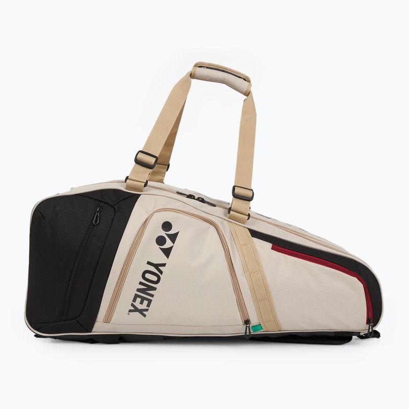 Tenisz táska YONEX 72629 Gearlogic Racket Bag 9 pcs beige 2