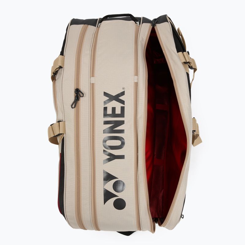Tenisz táska YONEX 72629 Gearlogic Racket Bag 9 pcs beige 11