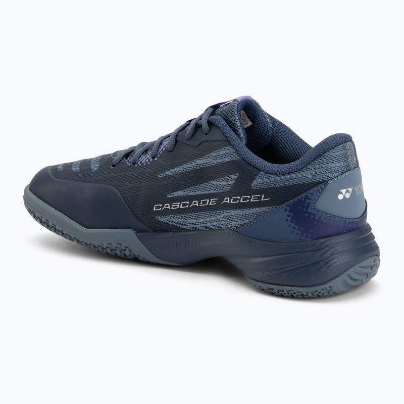 Női tollaslabda cipő YONEX Cascade Accel 2 Wide purple 3