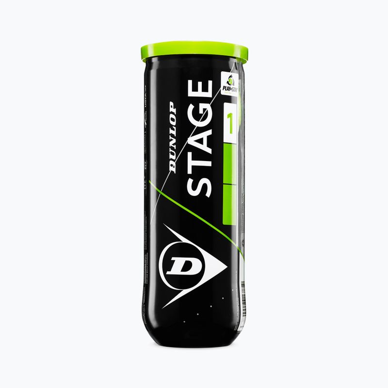 Dunlop Stage 1 gyermek teniszlabdák 3 db zöld 601338 2