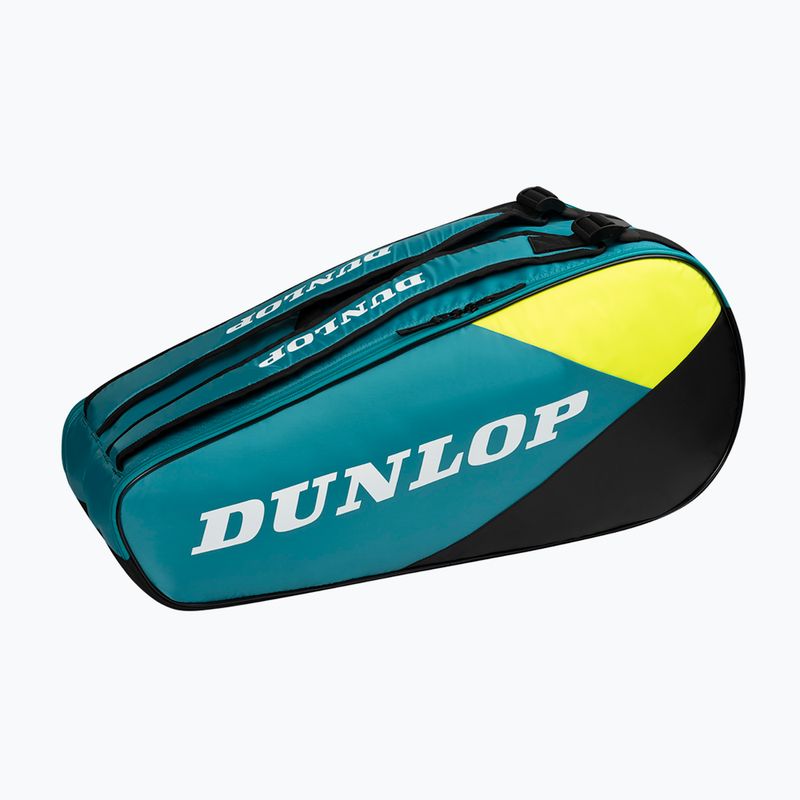 Dunlop tenisz táska SX-Club 6 RKT teal/fekete/sárga 2