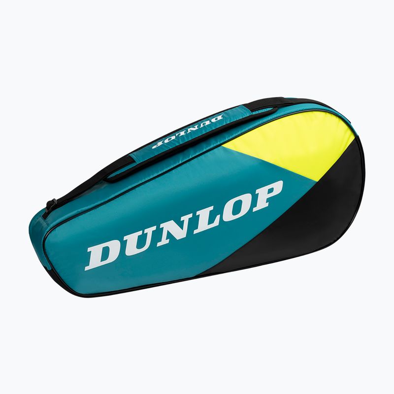 Dunlop tenisz táska SX-Club 3 RKT teal/fekete/sárga 2
