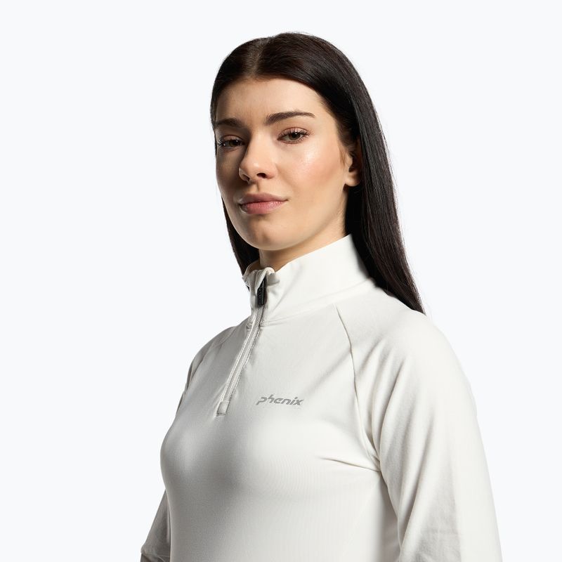 Phenix Twin Peaks női sí pulóver fehér ESW22LS50 4