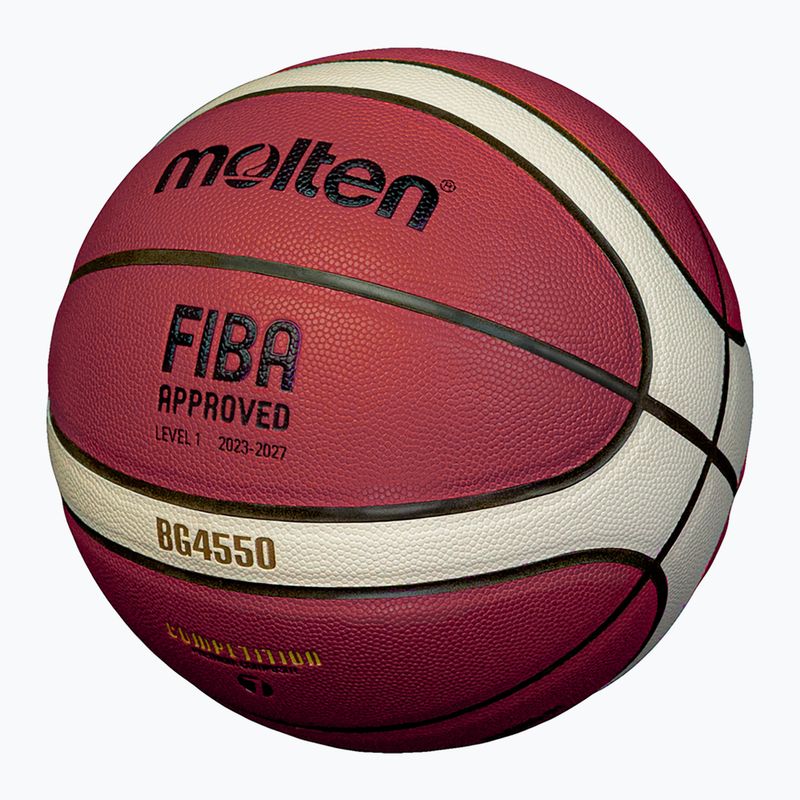 Molten kosárlabda B7G4050 FIBA barna 7-es méret 2