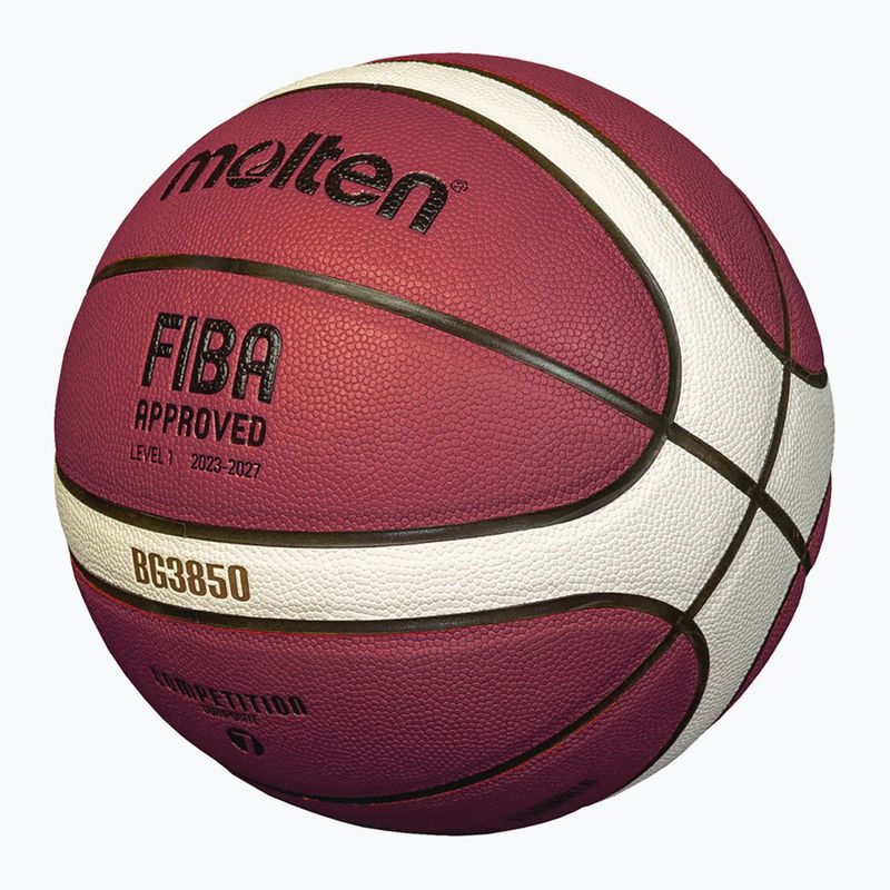 Molten kosárlabda B7G3850 FIBA barna 7-es méret 3