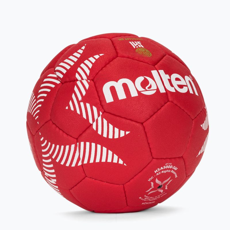 Molten kézilabda H3A5000-S4F IHF OFFICIAL BALL PARIS 2024 piros méret 3 3