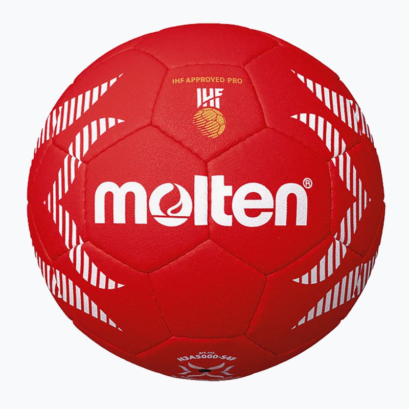 Molten kézilabda H3A5000-S4F IHF OFFICIAL BALL PARIS 2024 piros méret 3 2