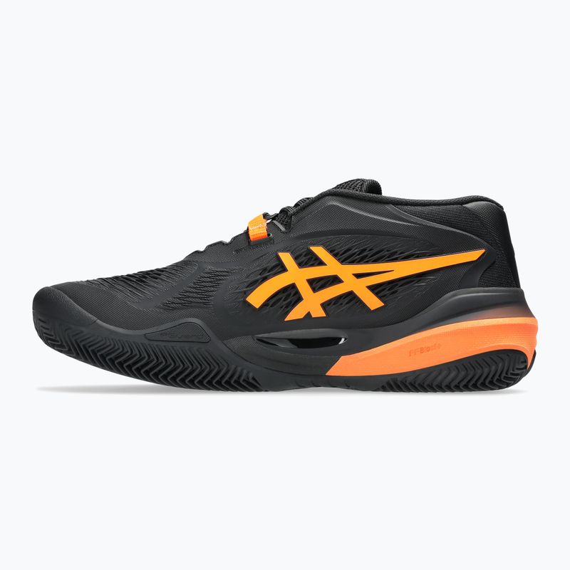 ASICS férfi teniszcipő Gel-Resolution X Clay fekete/ sokkoló narancssárga 9