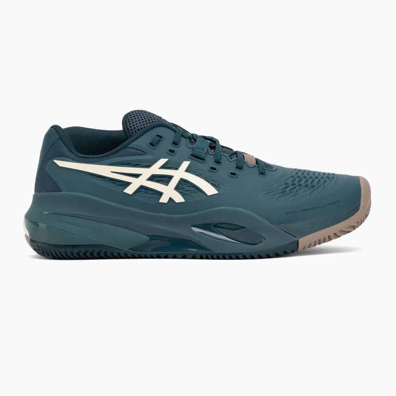ASICS Gel-Resolution X Clay férfi teniszcipő saxon zöld/ nyírfa 2