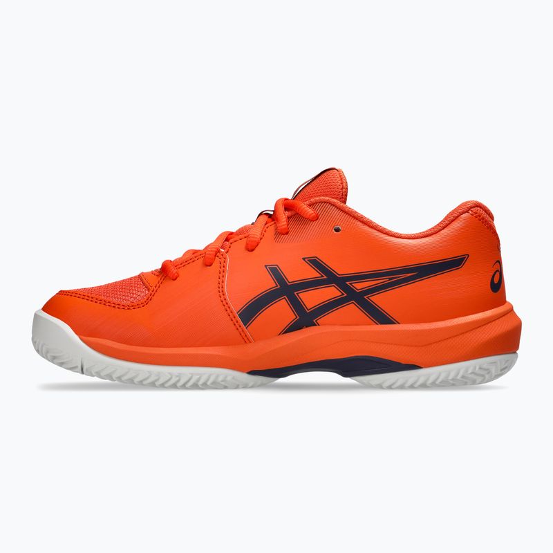 ASICS gyermek teniszcipő Gel-Game 10 GS Clay Jr nova narancs/indigo köd 9