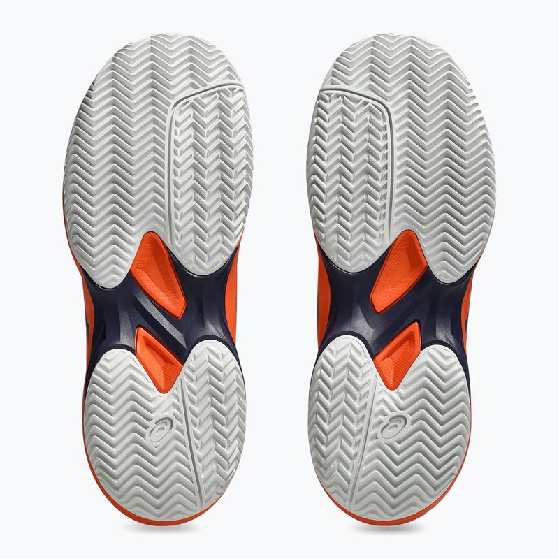 ASICS gyermek teniszcipő Gel-Game 10 GS Clay Jr nova narancs/indigo köd 13