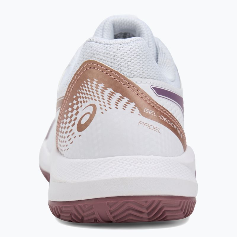 Női ASICS Gel-Dedicate 8 Padel W fehér/sötét ube padel cipő 6