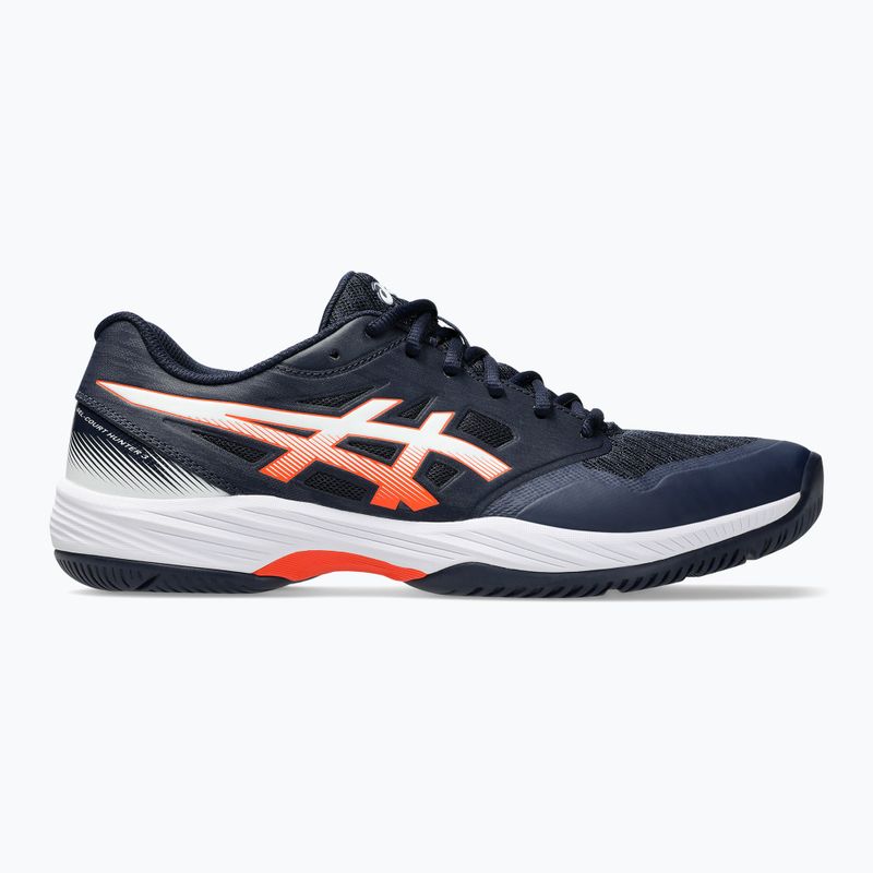 ASICS férfi squash cipő Gel-Court Hunter 3 éjfél/fehér