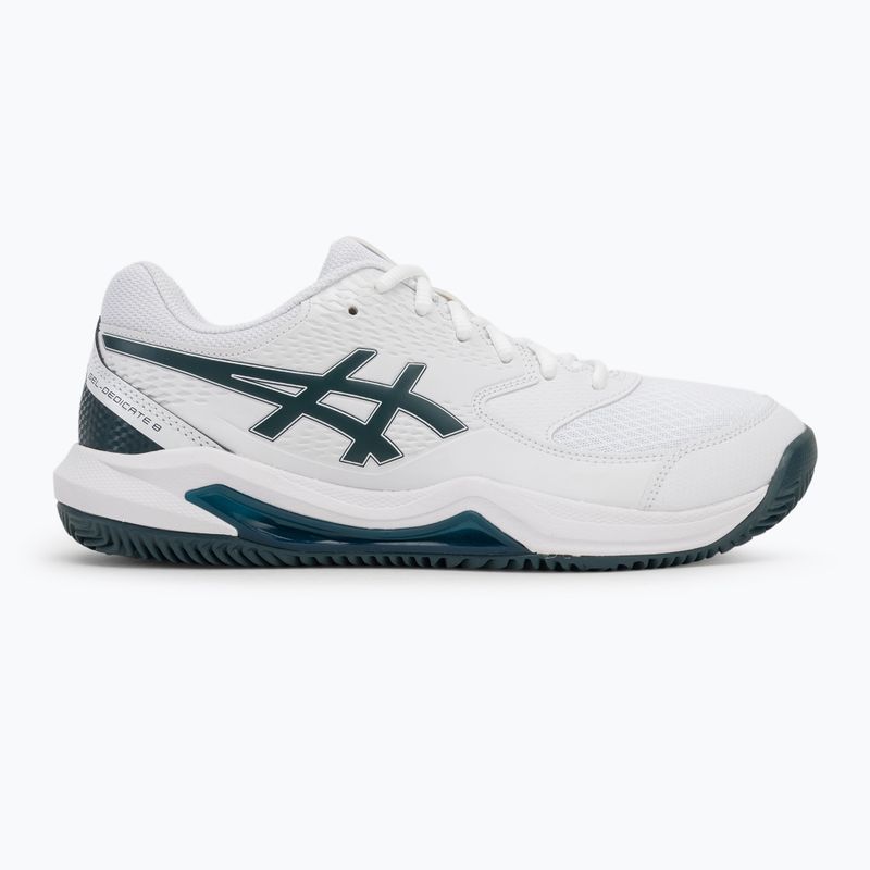 ASICS férfi teniszcipő Gel-Dedicate 8 Clay fehér/saxon zöld 2