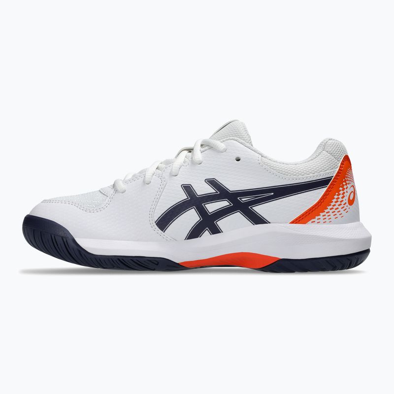 ASICS Gel-Dedicate 8 GS Jr gyermek teniszcipő fehér/indigó köd 2