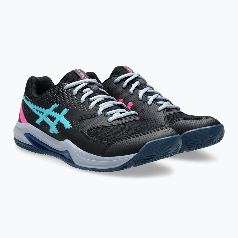 ASICS férfi evezős cipő Gel-Dedicate 8 fekete/energy aqua 3